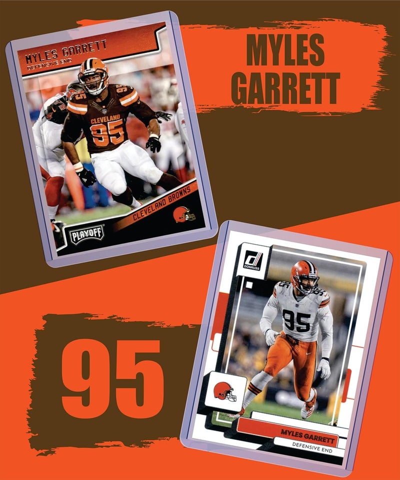 Chaser Myles Garrett (5) Assorted Football Cards Gift Pack - Cleveland Browns - Image 3